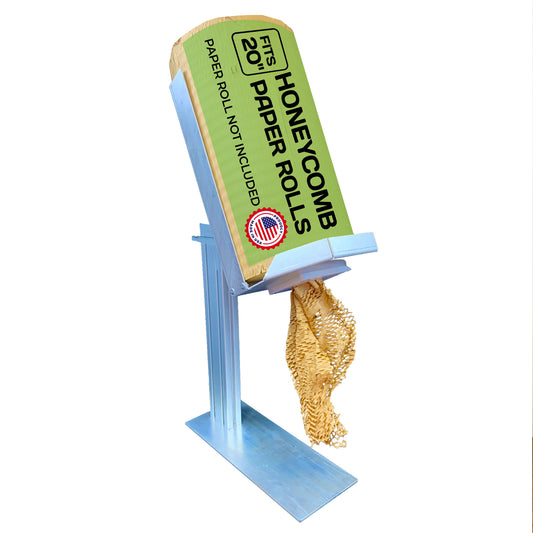 20 inch HexcelPack vertical honeycomb paper dispenser for eco-friendly wrapping