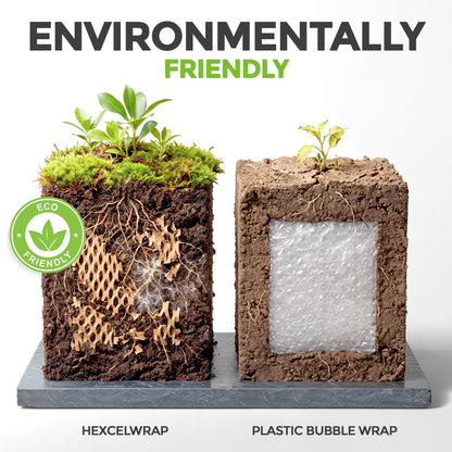 HexcelPack HexcelWrap Mini Honeycomb Packing Paper - Natural, 12" x 300'
