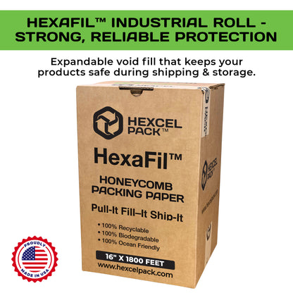 HexaFil HFi20 expandable void fill industrial roll for strong reliable protection