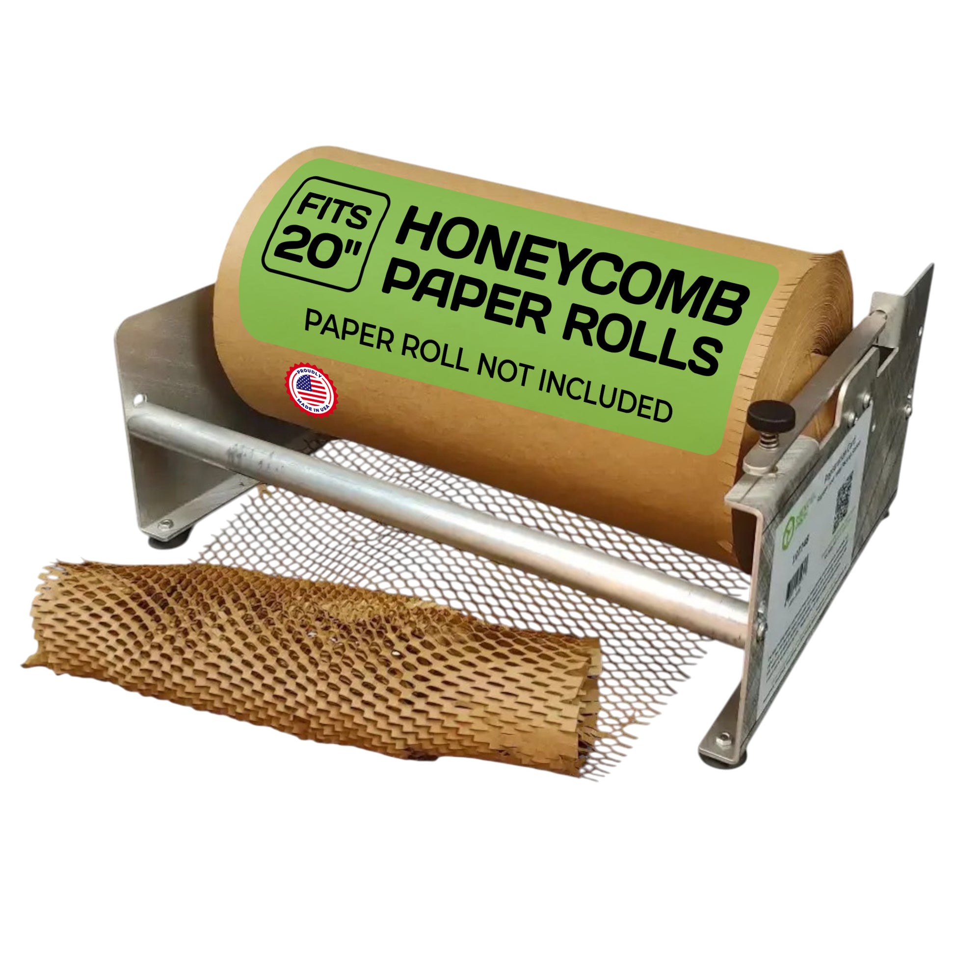 20 inch HexcelPack aluminum honeycomb paper dispenser for eco-friendly wrapping